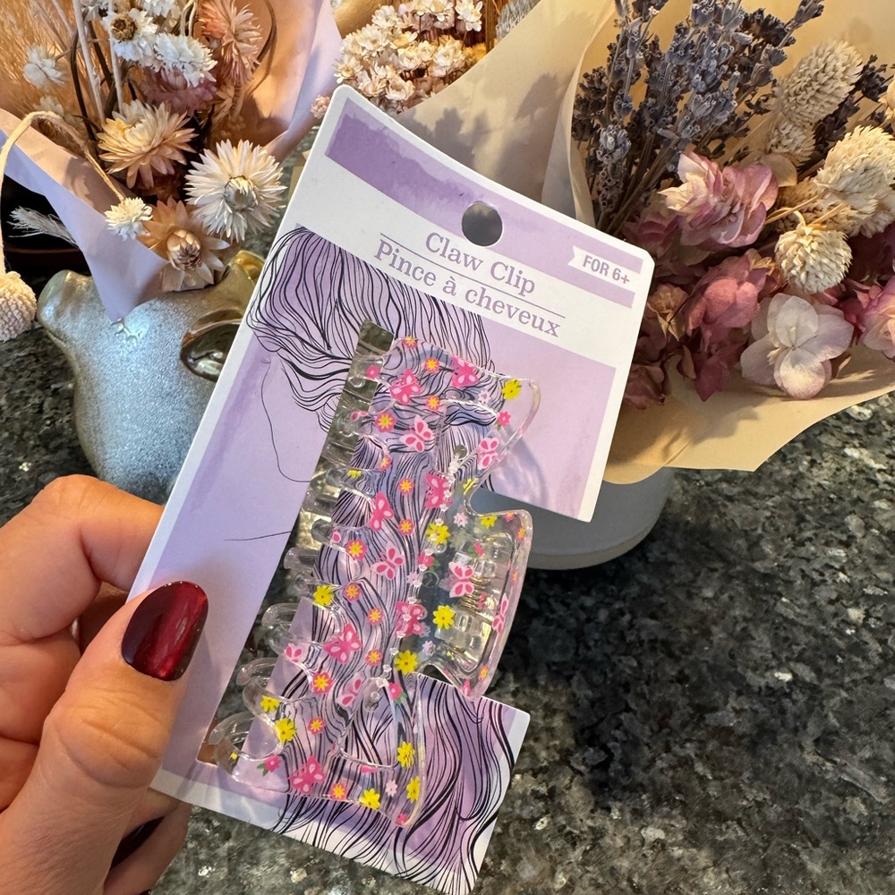 Floral Claw Clip - Multicolor